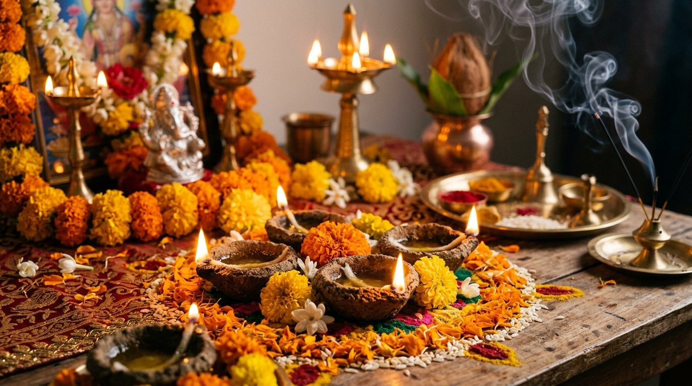How to Perform Daily Pooja with Pure Cow Dung Diyas