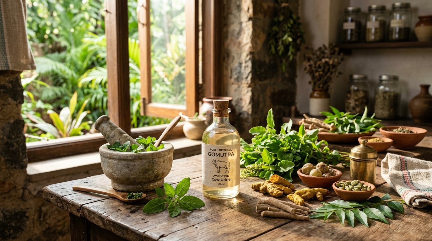 Healing Properties of Cow Urine (Gomutra) in Ayurveda