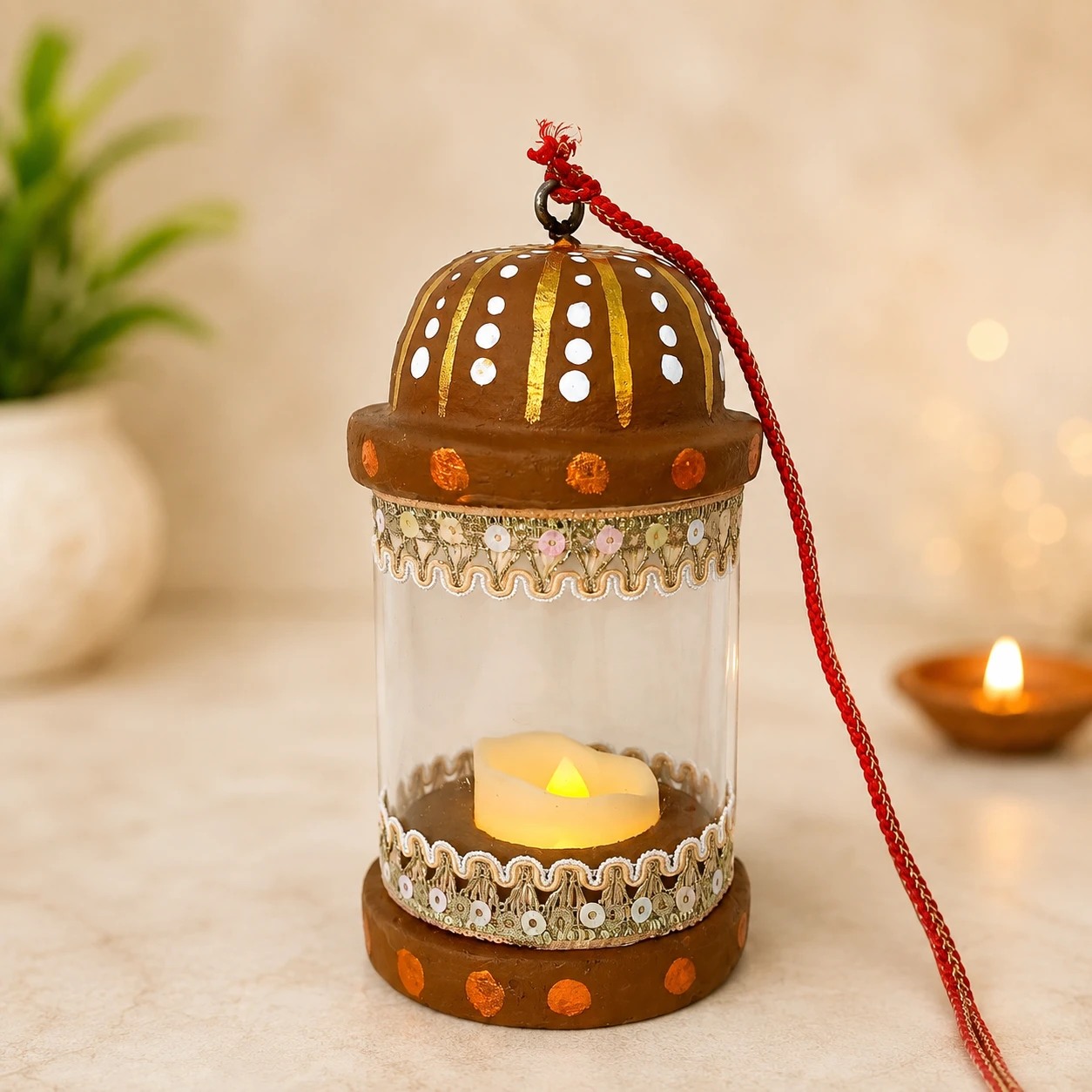 Cow Dung (Gauvar) Dhoop Stand – Handcrafted Decorative Incense Holder | Eco-Friendly